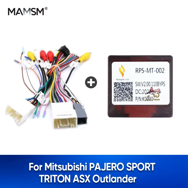 Автомобильный радиоприемник MAMSM Canbus Box для Mitsubishi PAJERO SPORT TRITON ASX Outlander, жгут проводов, внешний трос
Автомобильный радиоприемник MAMSM Canbus Box для Mitsubishi PAJERO SPORT TRITON ASX Outlander, жгут проводов, внешний трос