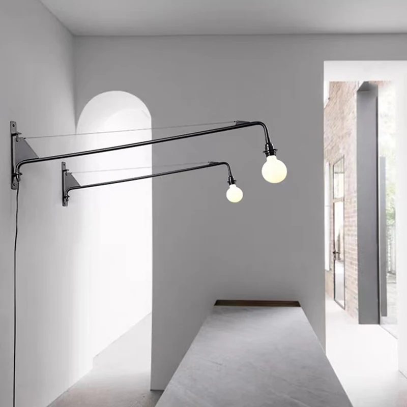 Modern Rotating Wall Lamp Minimalist LED Bedside Wall Lamp For Bedroom Living Room Restaurant Decor Simple Long Arm Wall Light
Modern Rotating Wall Lamp Minimalist LED Bedside Wall Lamp For Bedroom Living Room Restaurant Decor Simple Long Arm Wall Light
