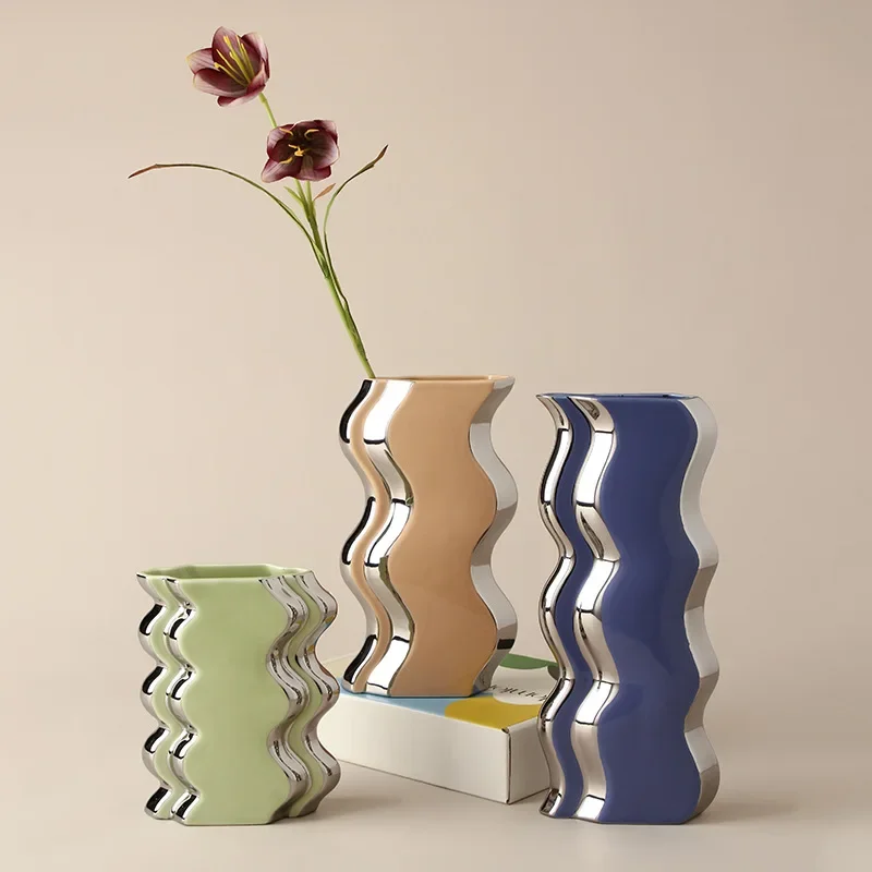 Ceramic Vase, High-end Living Room Flower Arrangement, Home Soft Furnishing, Light Luxury, Medieval Style Fluid Flower Vessel
Ceramic Vase, High-end Living Room Flower Arrangement, Home Soft Furnishing, Light Luxury, Medieval Style Fluid Flower Vessel