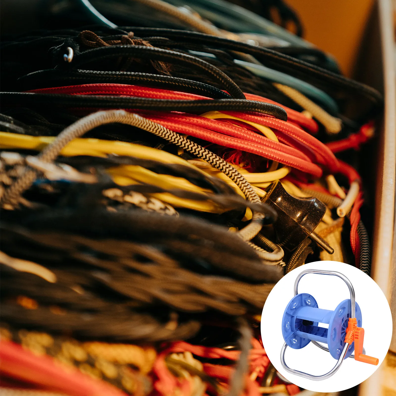 Катушка для садового шланга 20 метров, сверхпрочная, с подставкой для хранения водопроводных труб и проводов, прочный вращающийся держатель для шланга, катушка для воды
Катушка для садового шланга 20 метров, сверхпрочная, с подставкой для хранения водопроводных труб и проводов, прочный вращающийся держатель для шланга, катушка для воды