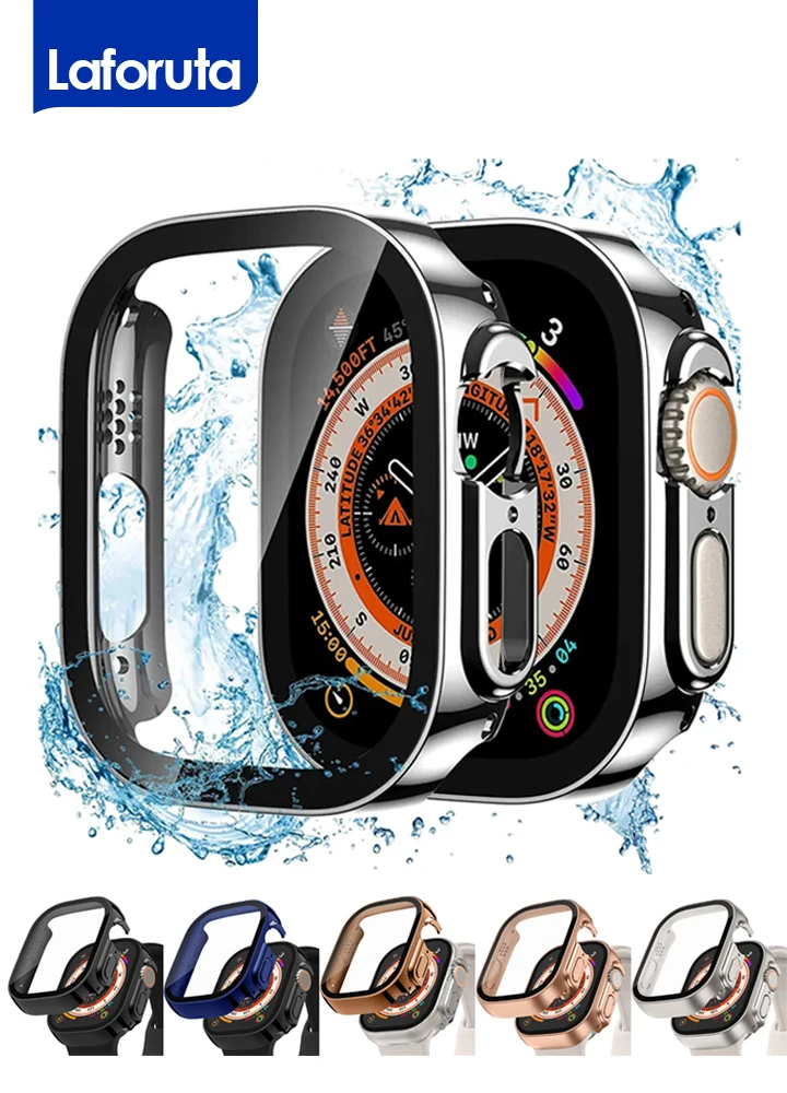 Screen Protector For Apple Watch Ultra 2 Case 49mm Smartwatch PC Bumper Cover+Glass Series 9 8 SE 7 6 5 4 45mm 41mm 44mm 40mm
Screen Protector For Apple Watch Ultra 2 Case 49mm Smartwatch PC Bumper Cover+Glass Series 9 8 SE 7 6 5 4 45mm 41mm 44mm 40mm
