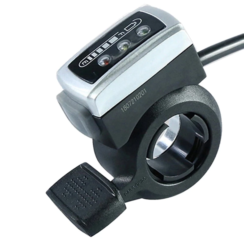 Thumb Throttle Speed Controller LED Display Battery Power Indicator Electric Bike Throttle Handle Accelerator-A17M
Thumb Throttle Speed Controller LED Display Battery Power Indicator Electric Bike Throttle Handle Accelerator-A17M