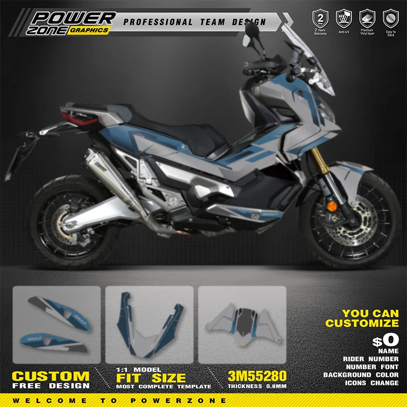 PowerZone Custom Team Graphics Backgrounds Decals Stickers Kit For Honda 2017 2018 2019 2020 X-ADV750 005
PowerZone Custom Team Graphics Backgrounds Decals Stickers Kit For Honda 2017 2018 2019 2020 X-ADV750 005