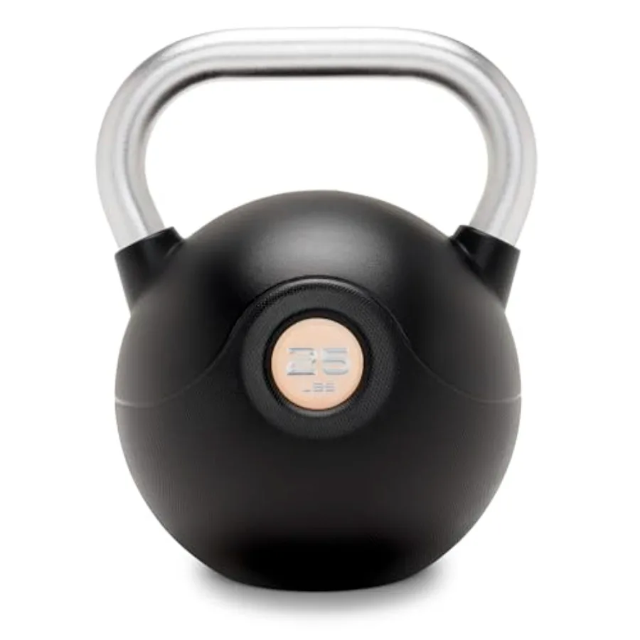 Commercial Grade PU Coated Kettlebell 10 to 40 LB Black/Gray Textured Steel Handle Flat Base for Full Body Home Gym Strength Tr
Commercial Grade PU Coated Kettlebell 10 to 40 LB Black/Gray Textured Steel Handle Flat Base for Full Body Home Gym Strength Tr