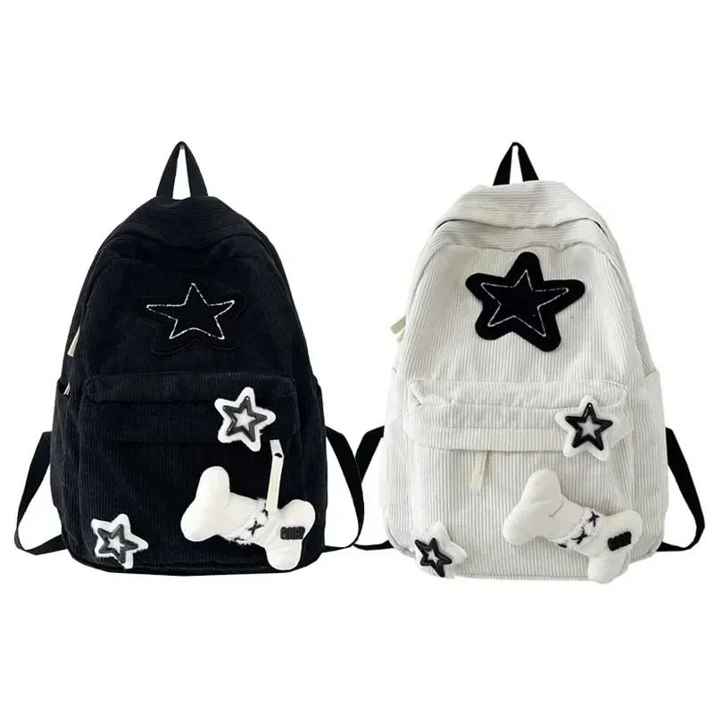 Y2K Girls Star Pattern Laptop Backpack Teen Student Large Capacity School Bookbag Corduroy Rucksack Double Strap Shoulder Bag
Y2K Girls Star Pattern Laptop Backpack Teen Student Large Capacity School Bookbag Corduroy Rucksack Double Strap Shoulder Bag