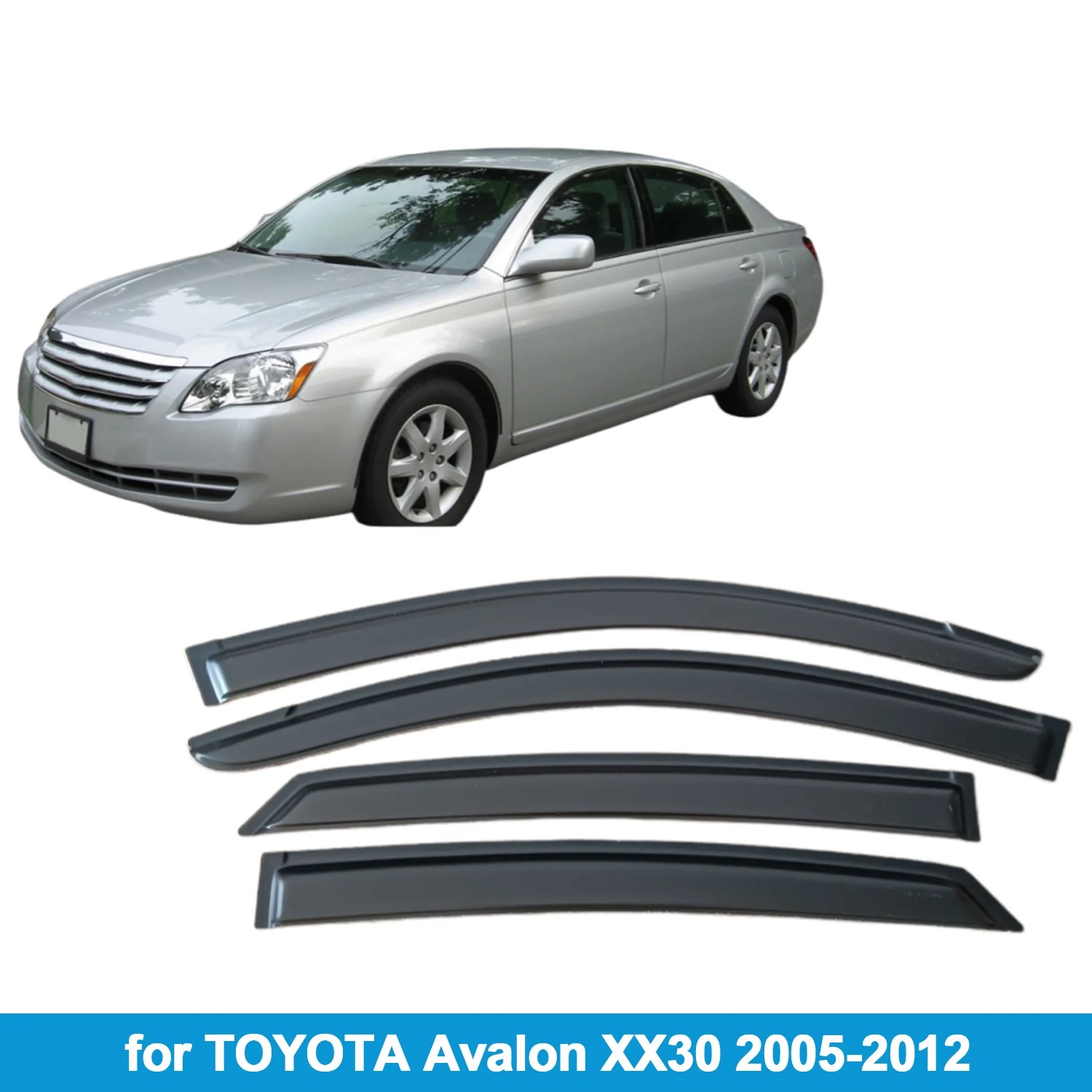 Оконный козырек для TOYOTA Avalon XX30 2005-2012, защита от дождя, боковой дефлектор, защита от атмосферных воздействий, лента для наружного крепления
Оконный козырек для TOYOTA Avalon XX30 2005-2012, защита от дождя, боковой дефлектор, защита от атмосферных воздействий, лента для наружного крепления