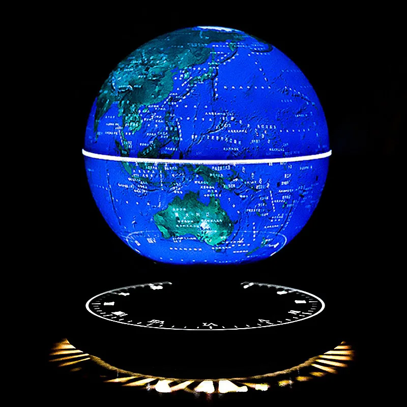8 inch magnetic levitation globe ornament clock mirror luminous base clear world map teaching globe
8 inch magnetic levitation globe ornament clock mirror luminous base clear world map teaching globe