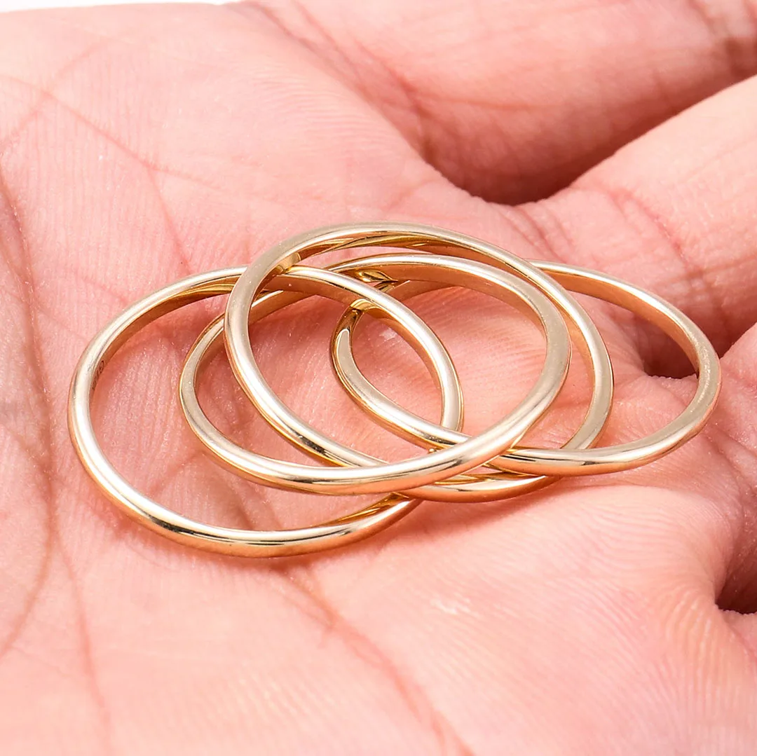 Provence 925 Sterling Silver Jewelry Enchanting 925 Silver Interlocking Rings Yellow Gold Plated Rings For Women Men
Provence 925 Sterling Silver Jewelry Enchanting 925 Silver Interlocking Rings Yellow Gold Plated Rings For Women Men