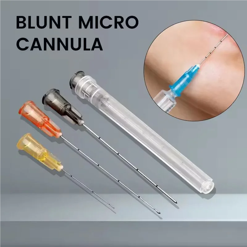 Blunt Head Micro Cannula Needle 14G 90mm 18G 100mm for Injection Hyaluronic Acid Filled Smooth Needle for Medical Use
Blunt Head Micro Cannula Needle 14G 90mm 18G 100mm for Injection Hyaluronic Acid Filled Smooth Needle for Medical Use