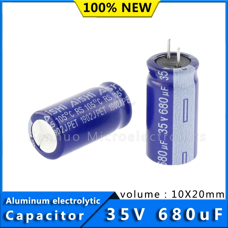 10 шт. 35 В 680 мкФ 10*20 10x20 мм алюминиевые электролитические конденсаторы 680 мкФ 35 В высокочастотные электролитические конденсаторы с низким сопротивлением
10 шт. 35 В 680 мкФ 10*20 10x20 мм алюминиевые электролитические конденсаторы 680 мкФ 35 В высокочастотные электролитические конденсаторы с низким сопротивлением