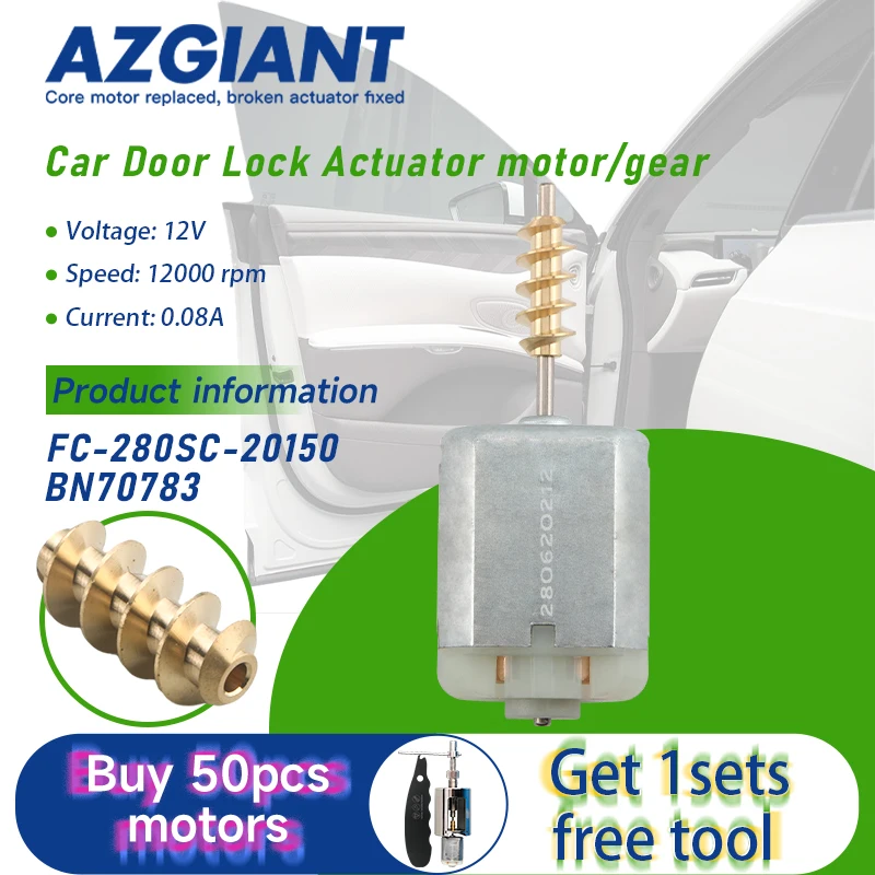 Car Door Central Lock Actuator Mech motor and Gears FC-280SC for Jeep Wrangler VW Crafter 2E MK1 internal replacement parts
Car Door Central Lock Actuator Mech motor and Gears FC-280SC for Jeep Wrangler VW Crafter 2E MK1 internal replacement parts