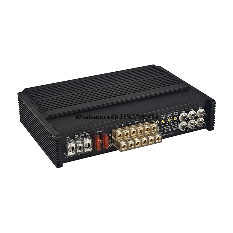 Factory-Made Power 150W*10 Car Audio Amplifier 6-Channel Class AB Subwoofer with Crossovers Car Amp Sound Module
Factory-Made Power 150W*10 Car Audio Amplifier 6-Channel Class AB Subwoofer with Crossovers Car Amp Sound Module
