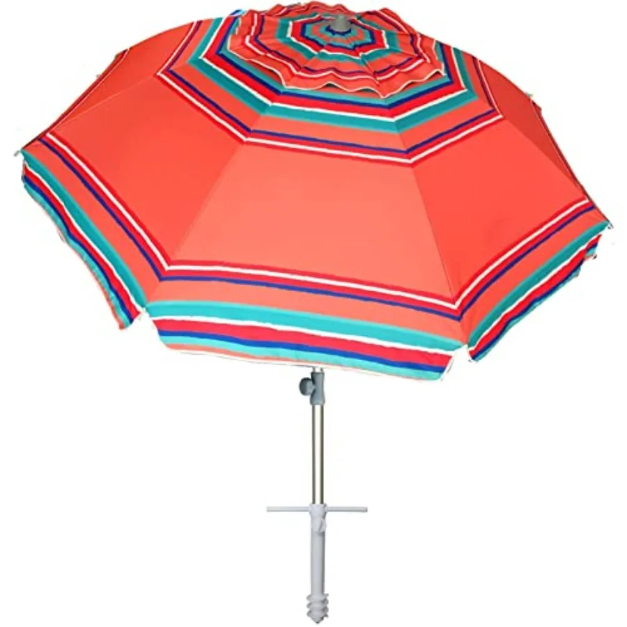 7Feet Heavy Duty HIGH Wind Beach Umbrella with sand anchor Vent Tilt Sun Shelter, UV 50+ Protection Portable Outdoor Sunshade U
7Feet Heavy Duty HIGH Wind Beach Umbrella with sand anchor Vent Tilt Sun Shelter, UV 50+ Protection Portable Outdoor Sunshade U