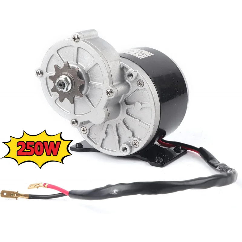 Wovpower 12V 250W Gear Reduction Electric Motor for E-Bike, Scooter, and Motorized Vehicles, MY1025Z2 Model, 9 Tooth Sprocket
Wovpower 12V 250W Gear Reduction Electric Motor for E-Bike, Scooter, and Motorized Vehicles, MY1025Z2 Model, 9 Tooth Sprocket