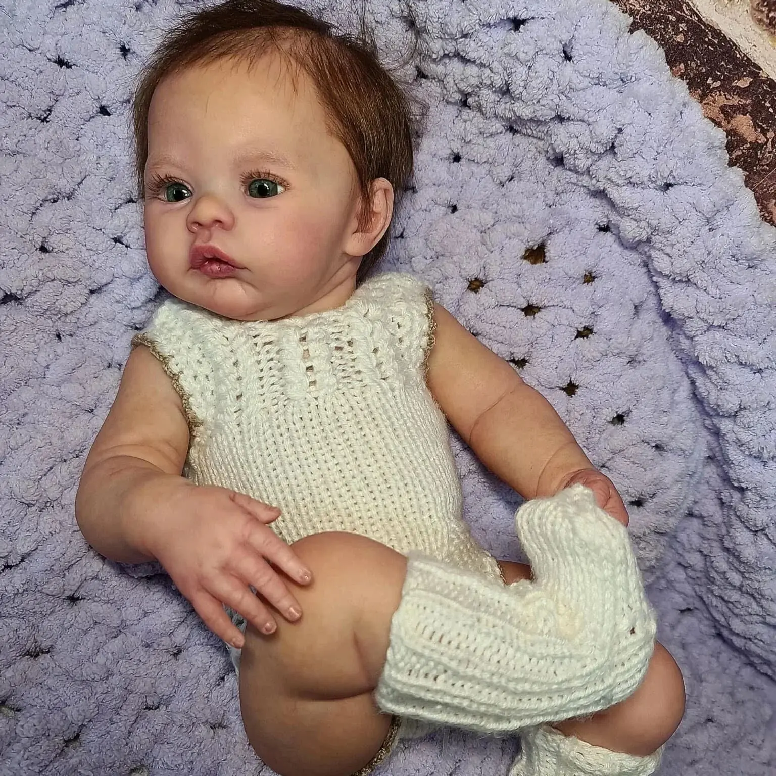 18inch Reborn Meadow Doll 46CM Soft Cloth Body Silicone Baby Doll Real alive Newborn Bebe 3D Skin Children Gift
18inch Reborn Meadow Doll 46CM Soft Cloth Body Silicone Baby Doll Real alive Newborn Bebe 3D Skin Children Gift
