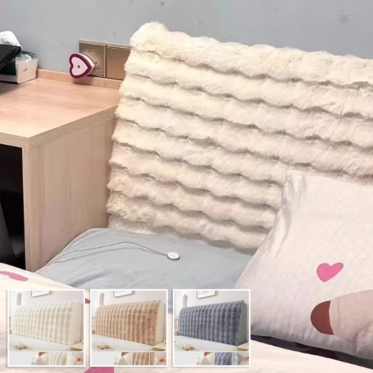 1PC All-inclusive Super Soft Bedhead Cover Thicken Plush Headboard Cover Solid Color Bed Back Dust Protector Elastic Head Cover
1PC All-inclusive Super Soft Bedhead Cover Thicken Plush Headboard Cover Solid Color Bed Back Dust Protector Elastic Head Cover
