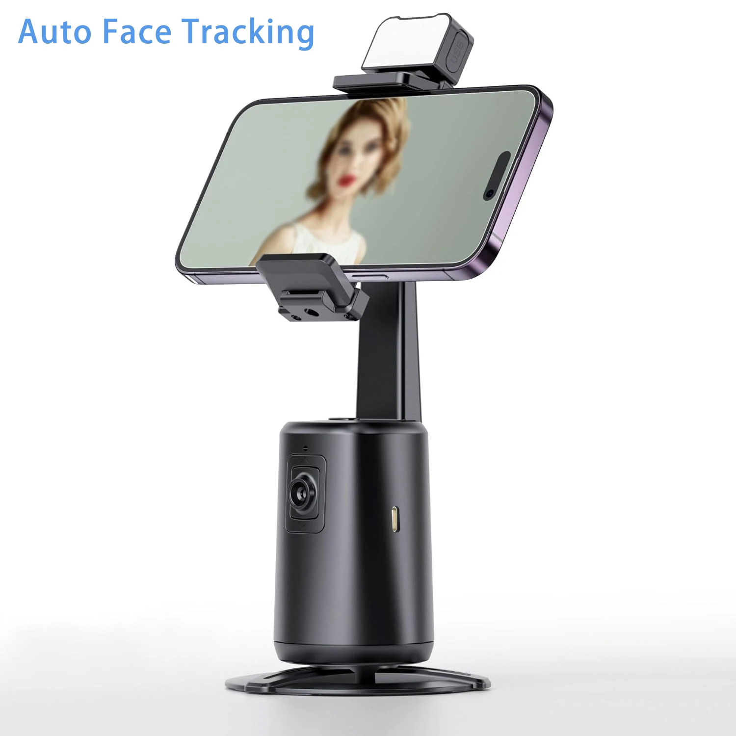 Auto Face Tracking Tripod for Phone, No App Required, 360° Rotation Stand Holder for Video Recording for Influencer Content Crea
Auto Face Tracking Tripod for Phone, No App Required, 360° Rotation Stand Holder for Video Recording for Influencer Content Crea