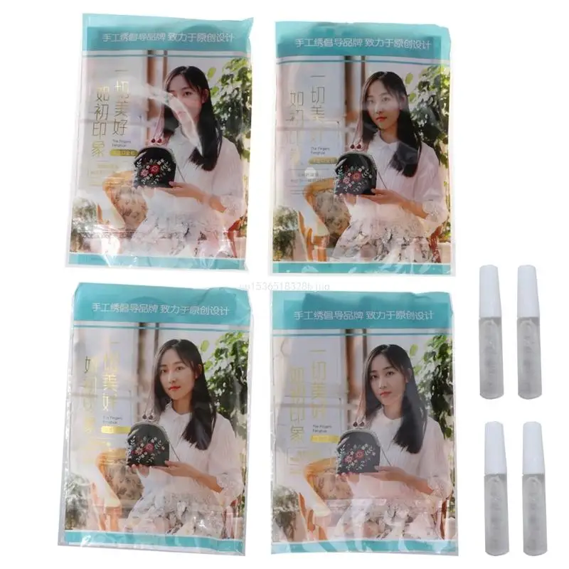 Embroidery Pendant Kits 4-Pack Embroidery Starter with Hoop Patterns and Instructions DIY Jewelry for Cross Stitch Dropship
Embroidery Pendant Kits 4-Pack Embroidery Starter with Hoop Patterns and Instructions DIY Jewelry for Cross Stitch Dropship