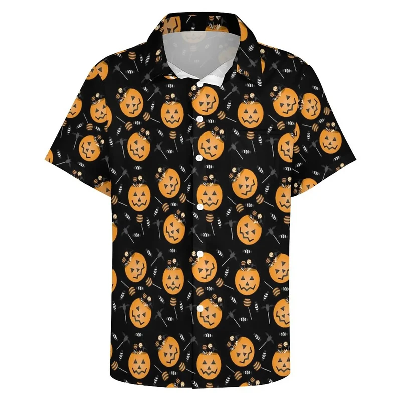 Funny Pumpkin Candy Graphic Blouses Fashion Halloween Gift 3D Printed Beach Shirts Streetwear Boy Short Sleeve Button Male Tops
Funny Pumpkin Candy Graphic Blouses Fashion Halloween Gift 3D Printed Beach Shirts Streetwear Boy Short Sleeve Button Male Tops