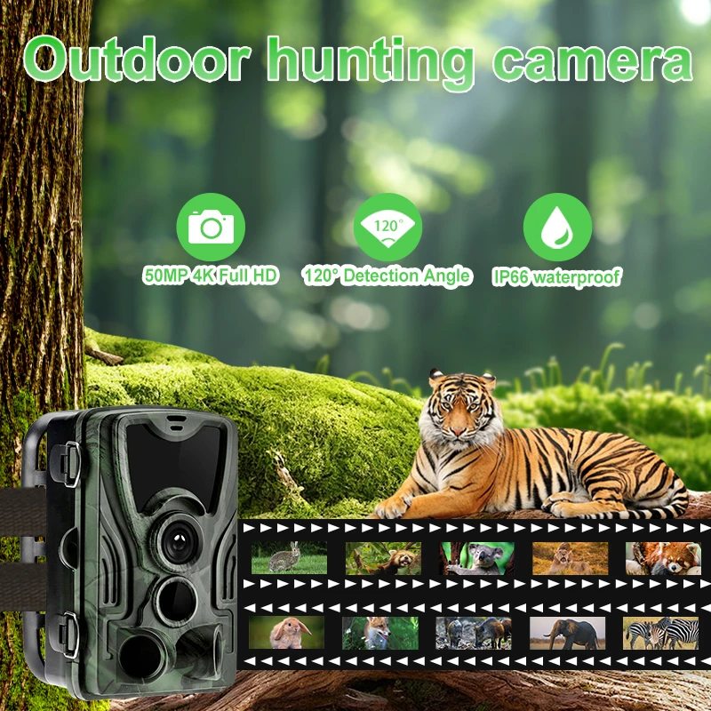 Камера для охоты и слежения за дикой природой, оснащенная памятью 32 ГБ, питанием от батареи, активация второго движения 0,3, инфракрасная
Камера для охоты и слежения за дикой природой, оснащенная памятью 32 ГБ, питанием от батареи, активация второго движения 0,3, инфракрасная