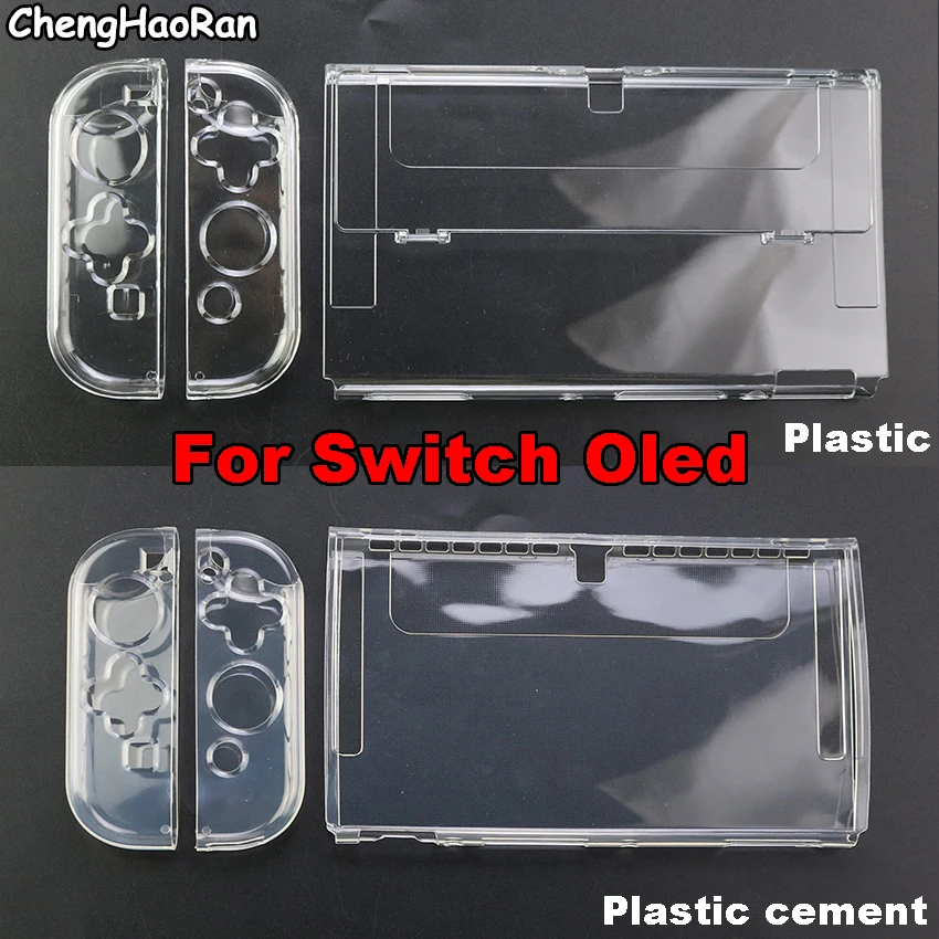 ChengHaoRan TPU Soft Cover Transparent PC Hard Case Protective Crystal Shell for Switch Oled NS Joy-Con Controller Protector
ChengHaoRan TPU Soft Cover Transparent PC Hard Case Protective Crystal Shell for Switch Oled NS Joy-Con Controller Protector
