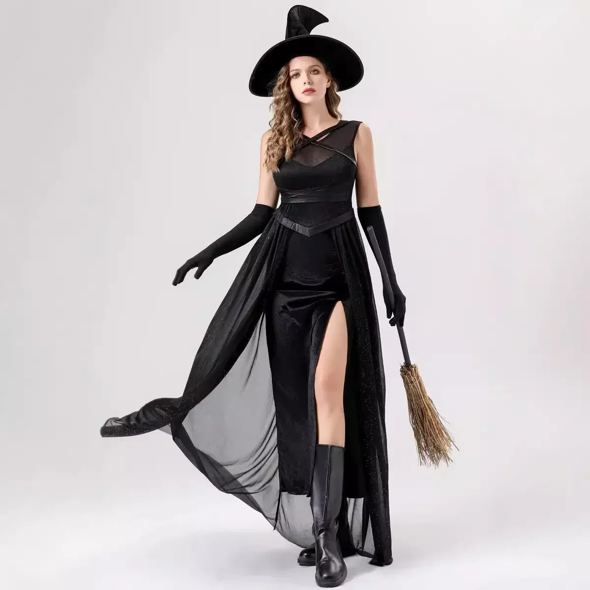 Halloween Costumes For Women Witch Cosplay Adult Gothic Victorian Witch Vampire Dress Halloween Cosplay Hooded Costume
Halloween Costumes For Women Witch Cosplay Adult Gothic Victorian Witch Vampire Dress Halloween Cosplay Hooded Costume