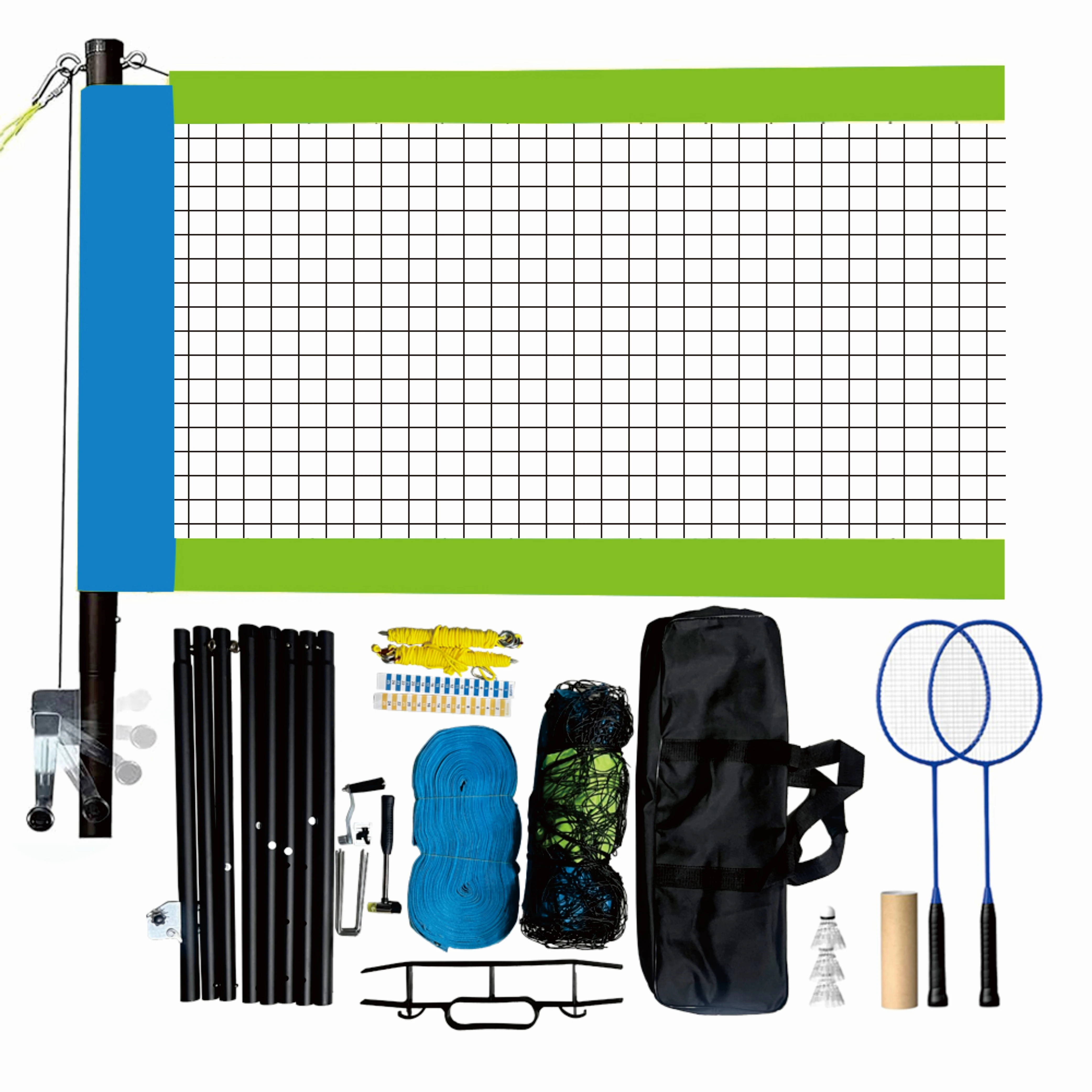 Sports 3*32ft Volleyball Badminton Net Sets Outdoor Backyard Beach Badminton Net for Adults Kidspromote sales
Sports 3*32ft Volleyball Badminton Net Sets Outdoor Backyard Beach Badminton Net for Adults Kidspromote sales