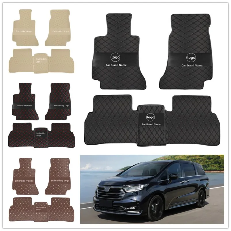 Кожаные автомобильные коврики для ног на заказ Honda Odyssey 2004-2025, водонепроницаемые прочные автомобильные аксессуары для салона с полным покрытием, противоскользящие
Кожаные автомобильные коврики для ног на заказ Honda Odyssey 2004-2025, водонепроницаемые прочные автомобильные аксессуары для салона с полным покрытием, противоскользящие