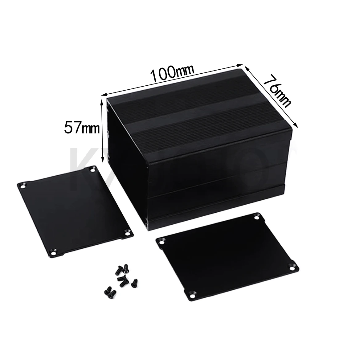 Aluminum Enclosure 76*57*100mm Split Case Silver/Black Straight/Bending Electronic PCB Instrument DIY Power Supply
Aluminum Enclosure 76*57*100mm Split Case Silver/Black Straight/Bending Electronic PCB Instrument DIY Power Supply