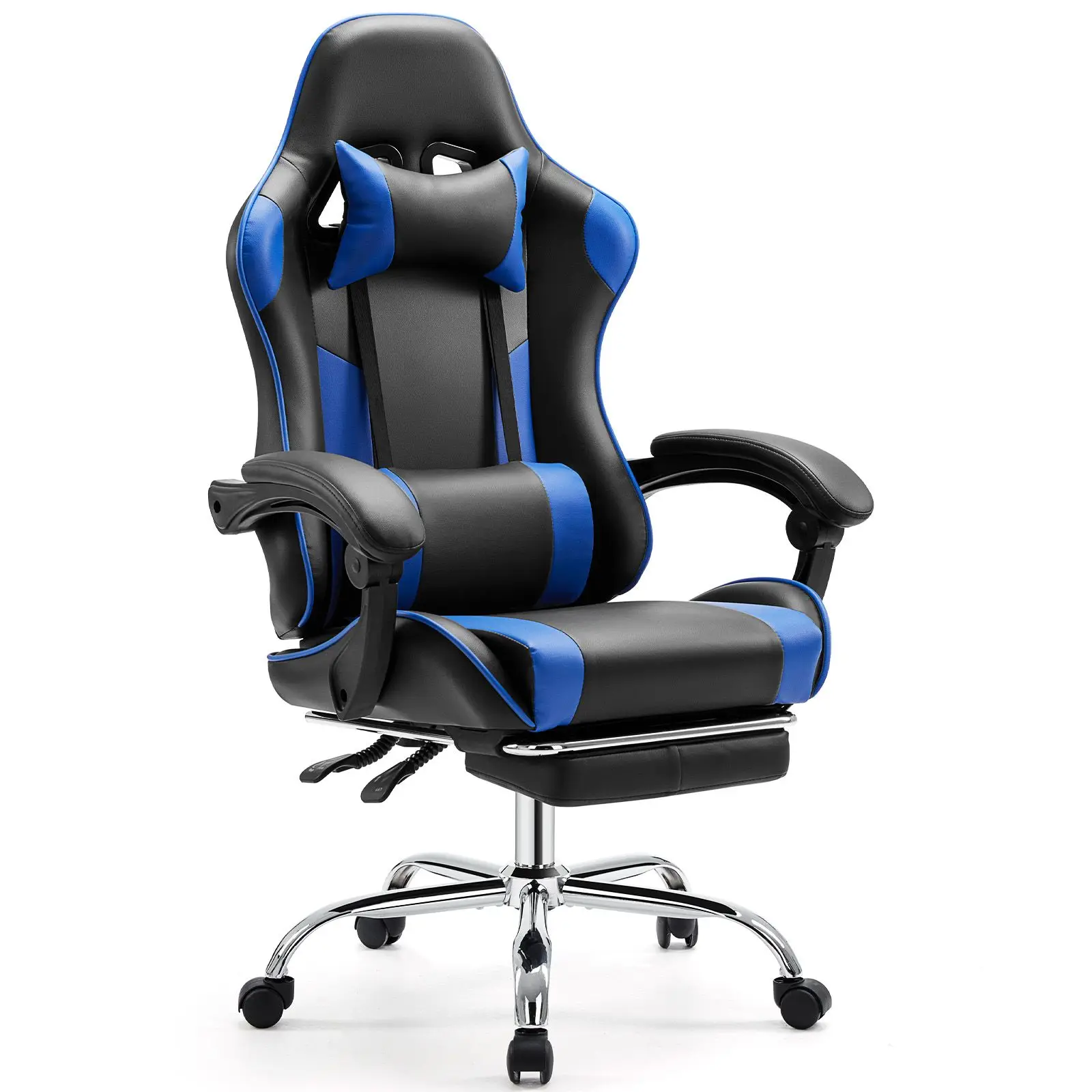 Video Game Desk Chair - Ergonomic Computer with Footrest and Comfy Lumbar Support, Height Adjustable with 360° Swivel,for Adults
Video Game Desk Chair - Ergonomic Computer with Footrest and Comfy Lumbar Support, Height Adjustable with 360° Swivel,for Adults