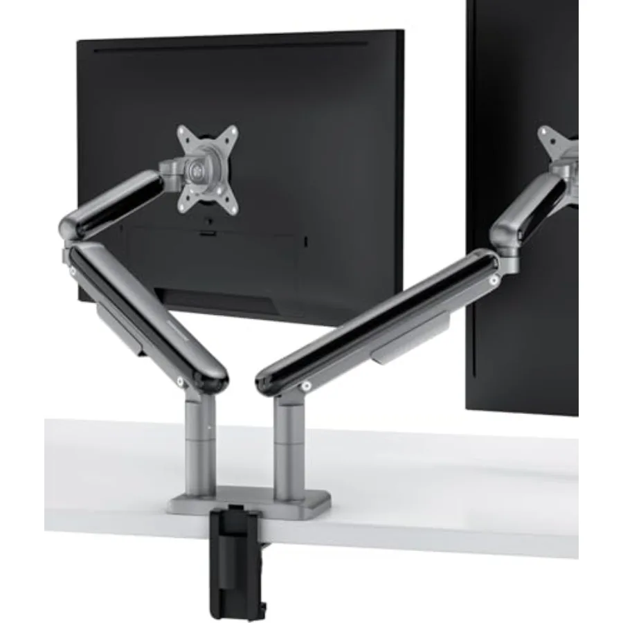 Dual Monitor Arm for Home Office Gaming Steel, Black, PowerSpring Technology, 34 Support, 17.6 lbs per Monitor, 360 Rotation, V
Dual Monitor Arm for Home Office Gaming Steel, Black, PowerSpring Technology, 34 Support, 17.6 lbs per Monitor, 360 Rotation, V