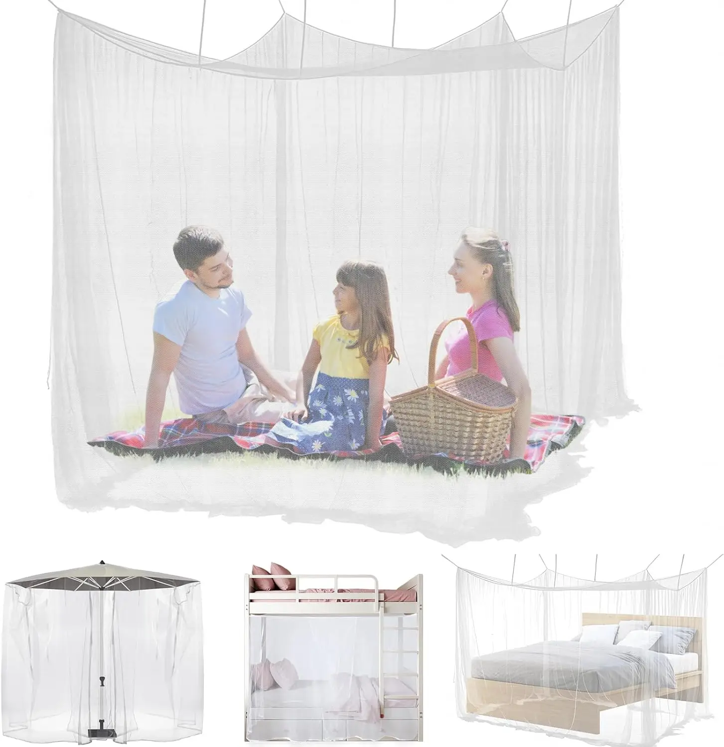 Mosquito Netting For Patio - Extra-Large Mosquito Net For Bed Camping Hammo Porch Garden Outdoor, 2 Openings Design With 1
Mosquito Netting For Patio - Extra-Large Mosquito Net For Bed Camping Hammo Porch Garden Outdoor, 2 Openings Design With 1
