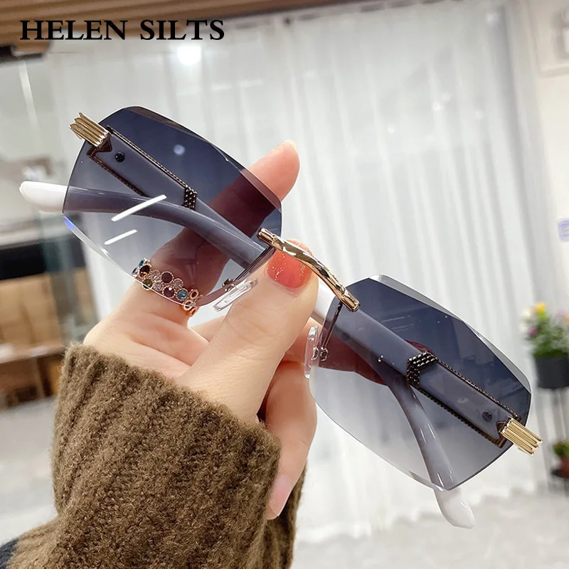 Fashion Square Sunglasses for Women Vintage Rimless Clear Ocean Gradient UV400 Men Punk Style Sun Glasses Popular
Fashion Square Sunglasses for Women Vintage Rimless Clear Ocean Gradient UV400 Men Punk Style Sun Glasses Popular