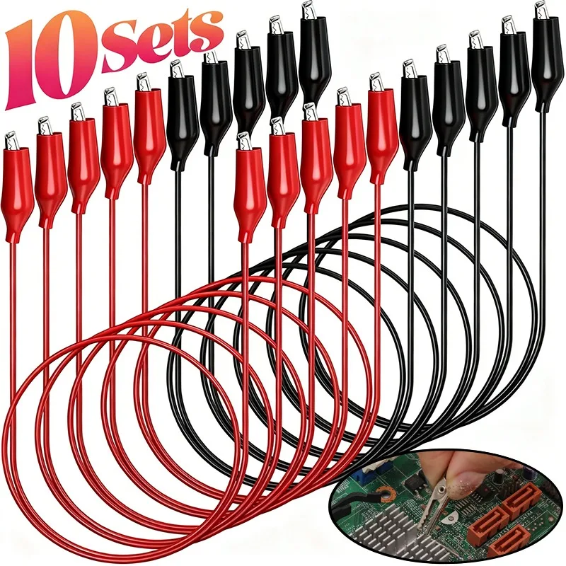 10/1 комплектов зажимов типа «крокодил» к тестовому кабелю «крокодил» проводная перемычка между мужчинами и женщинами зажим «крокодил» зонд адаптер питания
10/1 комплектов зажимов типа «крокодил» к тестовому кабелю «крокодил» проводная перемычка между мужчинами и женщинами зажим «крокодил» зонд адаптер питания