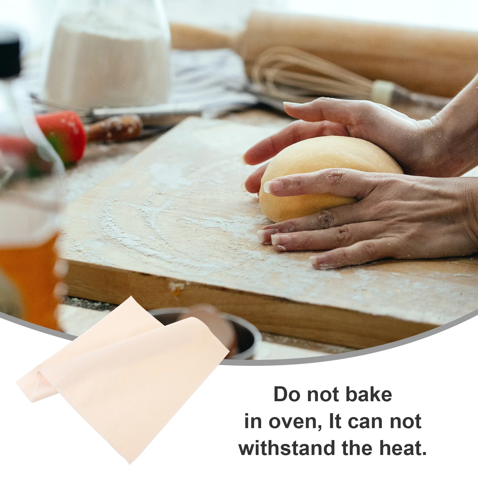 Bread Fermented Cotton Cloth Dough Baking Mat Natural Unbleached Cotton Proofing Pastry Kitchen Tools Seam Finished Large
Bread Fermented Cotton Cloth Dough Baking Mat Natural Unbleached Cotton Proofing Pastry Kitchen Tools Seam Finished Large