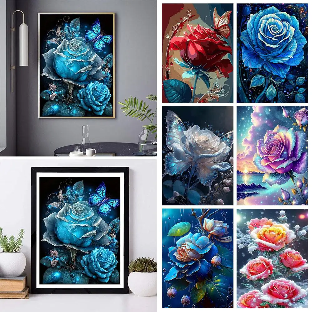 Blue Flower Diamond Art Kits DIY Full Drill Crystal Gem Arts And Crafts Suitable For Home Leisure And Wall Decoration M0Y6
Blue Flower Diamond Art Kits DIY Full Drill Crystal Gem Arts And Crafts Suitable For Home Leisure And Wall Decoration M0Y6