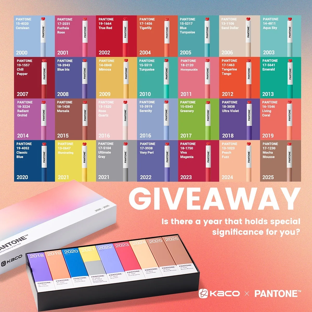 KACO PANTONE Gel Pen Set,2pcs Color of the year Assorted Colores high-value black signing pen school office aesthetic stationery
KACO PANTONE Gel Pen Set,2pcs Color of the year Assorted Colores high-value black signing pen school office aesthetic stationery