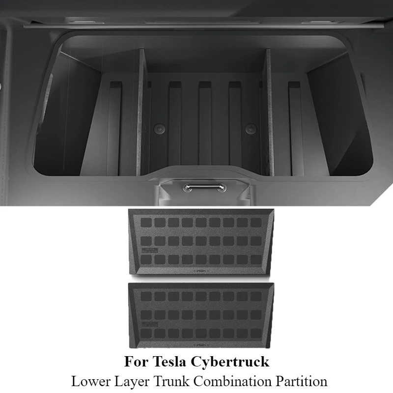 Lower Layer Trunk Combination Partition For Tesla Cybertruck 2024 2025 Truck Bed Container Organizer Board Interior Accessories
Lower Layer Trunk Combination Partition For Tesla Cybertruck 2024 2025 Truck Bed Container Organizer Board Interior Accessories