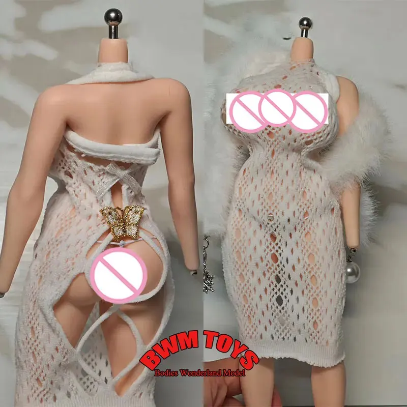 Handmade 1/6 Scale Female Soldier Hanging Neck Knitted Hollow Dress With Plush Cloak For 12inch Action Figure Doll
Handmade 1/6 Scale Female Soldier Hanging Neck Knitted Hollow Dress With Plush Cloak For 12inch Action Figure Doll