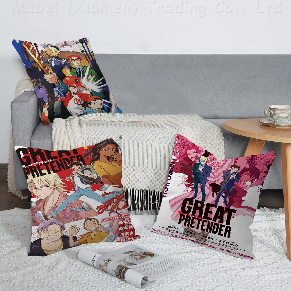 Great Pretender Anime Pillowcase Toon Gift Cushion Cover Bedroom Home Sofa Chair Seat Decor Pillow Case
Great Pretender Anime Pillowcase Toon Gift Cushion Cover Bedroom Home Sofa Chair Seat Decor Pillow Case