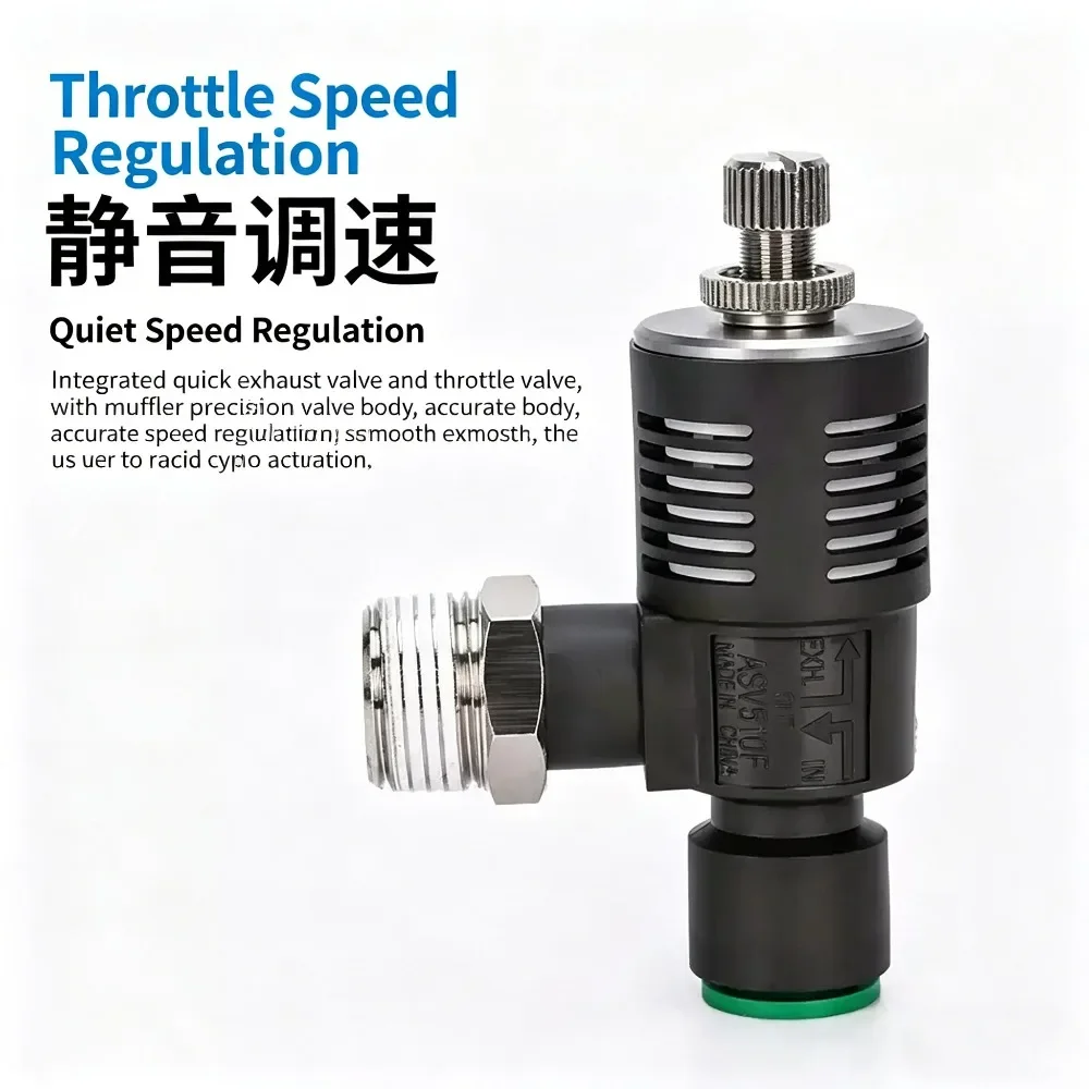 Quick Silencing Exhaust Throttle Valve ASV310F-01-08S/410F-02-10S/510F-03-12S/06
Quick Silencing Exhaust Throttle Valve ASV310F-01-08S/410F-02-10S/510F-03-12S/06