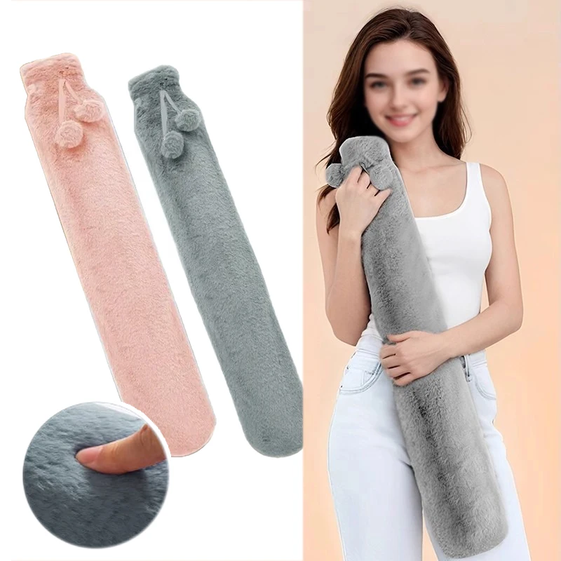 Extra Long Hot Water Bottle 2000ml Large Capacity Removable Plush Cover Leak Proof Design for Shoulder Neck Waist Foot Warmth
Extra Long Hot Water Bottle 2000ml Large Capacity Removable Plush Cover Leak Proof Design for Shoulder Neck Waist Foot Warmth