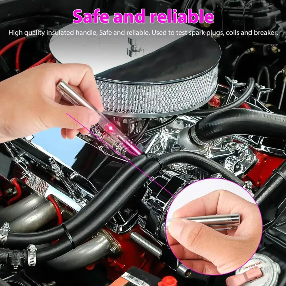 Car Spark Plug Tester Ignition System Coil Engine Inline Spark Wire Igniton In-Line Tester Spark Autos Test Diagnostic Tool A1Z8
Car Spark Plug Tester Ignition System Coil Engine Inline Spark Wire Igniton In-Line Tester Spark Autos Test Diagnostic Tool A1Z8