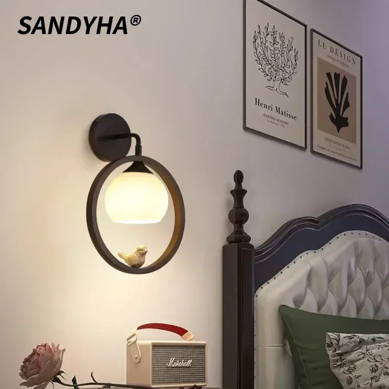 SANDYHA Bird Small Pendant Light Wood Ring Led Hanging Lamp Home Decor Corridor Bedroom Bedside Dining Table Ceiling Chandelier
SANDYHA Bird Small Pendant Light Wood Ring Led Hanging Lamp Home Decor Corridor Bedroom Bedside Dining Table Ceiling Chandelier
