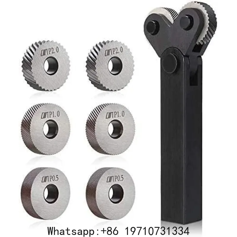 7PCS Knurling Tool 0.5/1/2mm Diagonal Dual Wheel Linear Knurl Set Steel Lathe Cutter Wheel Knurling Tool Holder Hob Set
7PCS Knurling Tool 0.5/1/2mm Diagonal Dual Wheel Linear Knurl Set Steel Lathe Cutter Wheel Knurling Tool Holder Hob Set