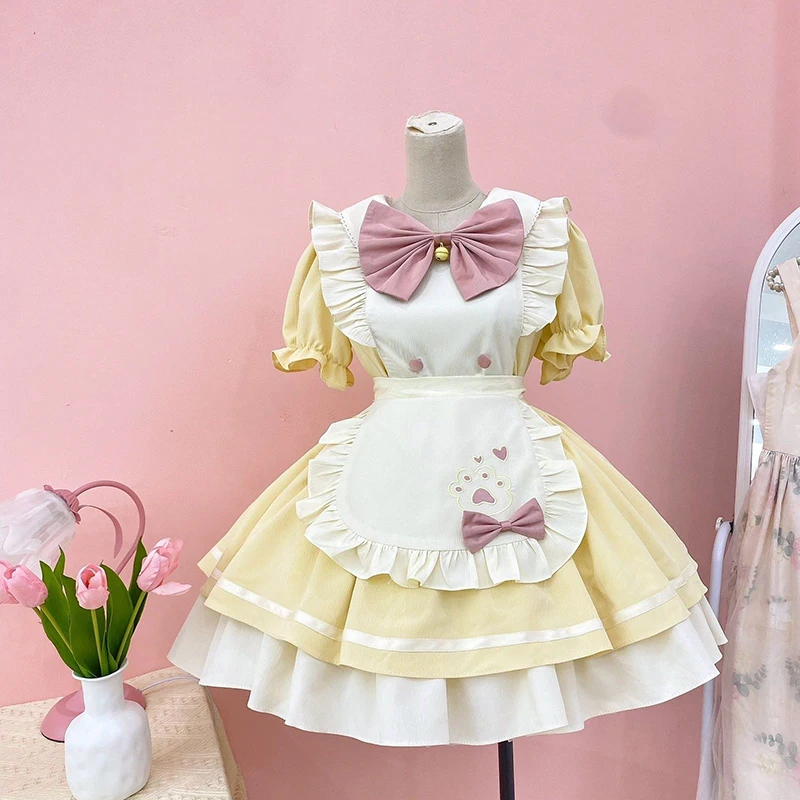 New Cute Cat Lolita Maid Dress Costumes Cosplay for Cat Girls Waitress Maid Party Stage
New Cute Cat Lolita Maid Dress Costumes Cosplay for Cat Girls Waitress Maid Party Stage