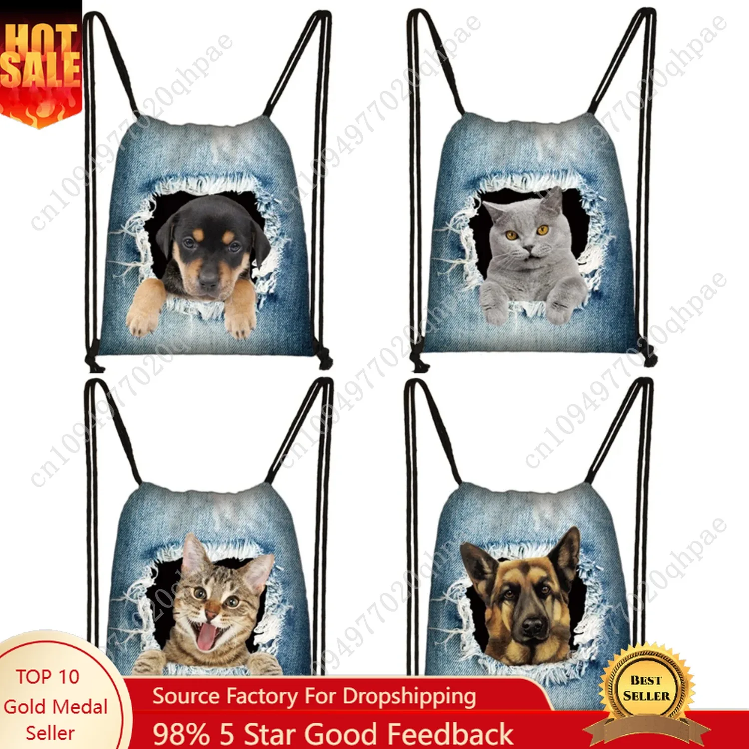 funny puppy dog / kitten cat print drawstring bag women fashion storage bag ladies shopping bags teenager boys girl backpack
funny puppy dog / kitten cat print drawstring bag women fashion storage bag ladies shopping bags teenager boys girl backpack
