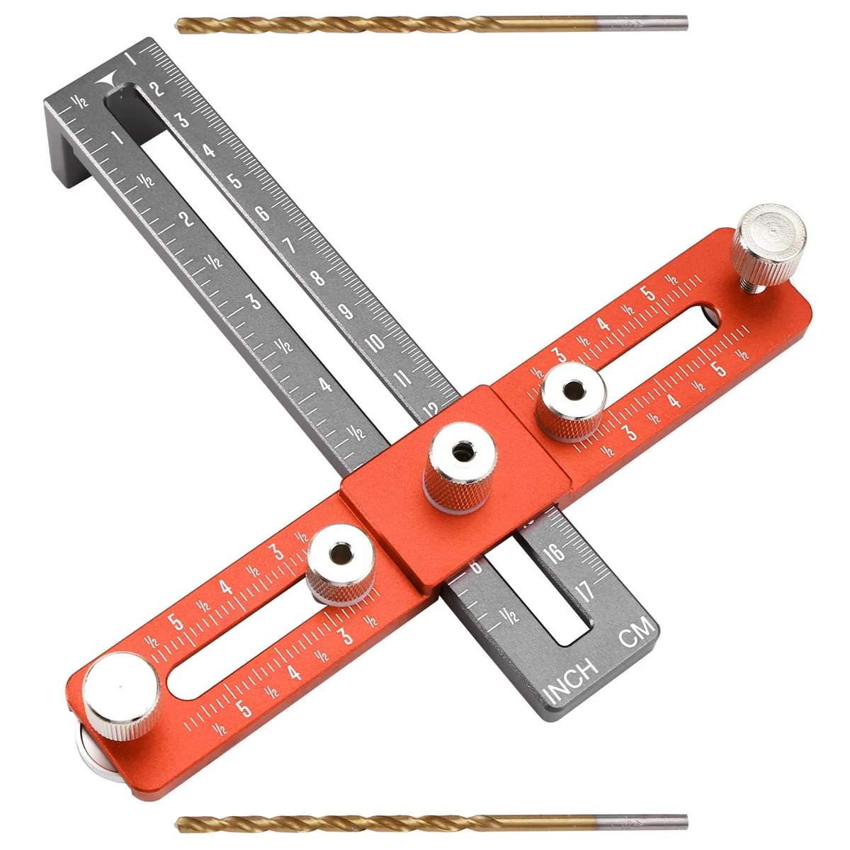 A002 Позиционер для пробивания ручек, вспомогательные средства для установки ручек ящика шкафа, деревообрабатывающий инструмент для резки отверстий, оранжевый + серый 
A002 Позиционер для пробивания ручек, вспомогательные средства для установки ручек ящика шкафа, деревообрабатывающий инструмент для резки отверстий, оранжевый + серый