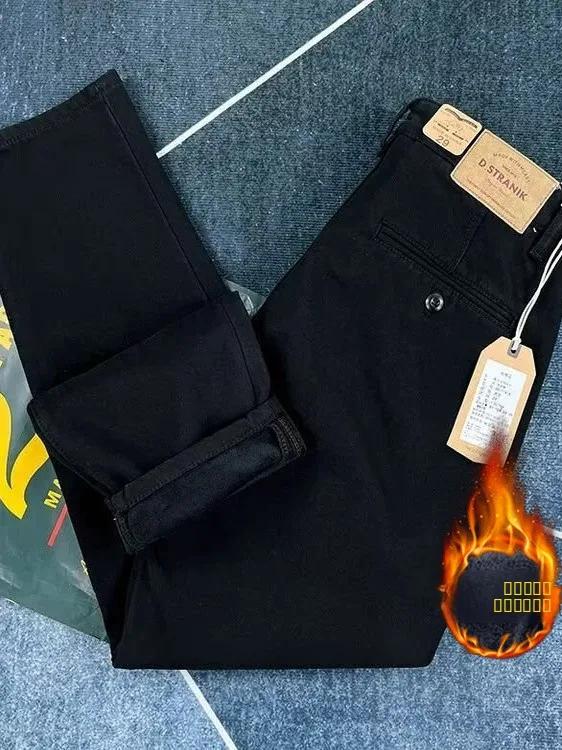 Men's Winter Thiened Fce Lined Casual Pants Straight Leg Retro Sle Cotton Elastic Straight Tube Long Trousers
Men's Winter Thiened Fce Lined Casual Pants Straight Leg Retro Sle Cotton Elastic Straight Tube Long Trousers