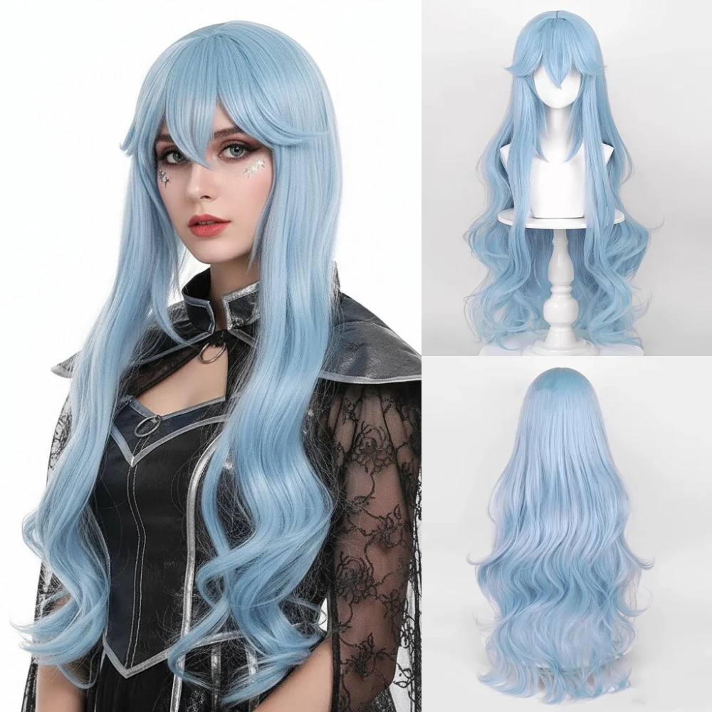 Синий волнистый длинный волнистый синтетический парик с челкой, аниме-игра, косплей, пушистый женский парик, термостойкий для повседневной вечеринки
Синий волнистый длинный волнистый синтетический парик с челкой, аниме-игра, косплей, пушистый женский парик, термостойкий для повседневной вечеринки